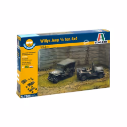 Italeri 7506, Military car model, Assembly kit, 1:72, Khaki, Multicolour, USA, Military land vehicle model