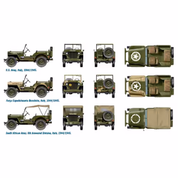 Italeri 7506 Military car model Assembly kit 1:72