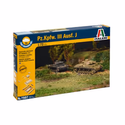Italeri PZ. KPFW. III, Tank model, Assembly kit, 1:72, PZ. KPFW. III, Any gender, Plastic