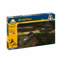 Italeri M3, Armored fighting vehicle model, Assembly kit, 1:72, M3, Any gender, Plastic