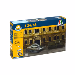 Italeri T-34/85, Tank model, Assembly kit, 1:72, T-34/85, WWII, Multicolour