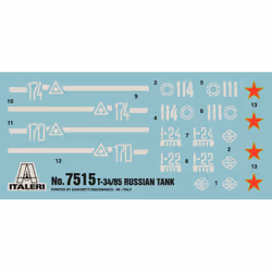 Italeri T-34/85 Tank model Assembly kit 1:72