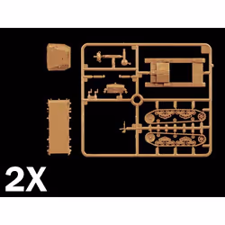Italeri Semovente M40 da 75/18 Self-propelled gun model Assembly kit 1:72