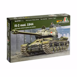 Italeri IS-2 MOD. 1944, Tank model, Assembly kit, 1:56, IS-2 MOD. 1944, Any gender, Plastic