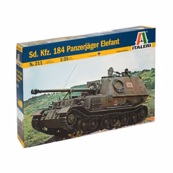 Italeri SD.KFZ.184 PANZERJAGER ELEFANT, Tank model, Assembly kit, 1:35, SD.KFZ.184 PANZERJAGER ELEFANT, Any gender, Plastic