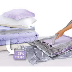 Domopak 913000 clothing storage bag Silver, Transparent, White