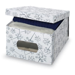 Domopak 916060 storage box Rectangular Carton, Polyvinyl chloride Grey, White