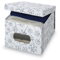 Domopak 916050 storage box Rectangular Carton, Polyvinyl chloride Grey, White