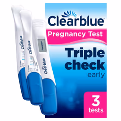 Clearblue Pregnancy Test Ultra Early Triple-Check, Kit of 3 Tests