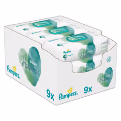 Pampers Baby Wipes Aqua Pure 9 Packs = 432 Wipes