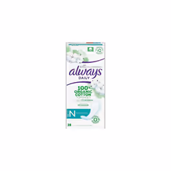 Dailies Organic Cotton Topsheet Liners, Pack of 28