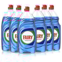 Fairy Anti-Bacterial Washing Up Liquid with Eucalyptus Pack 6 x 870ml