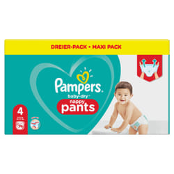 Pampers Baby-Dry Pants Size 4, 96 Nappies, 9kg-15kg