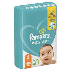 Pampers Baby-Dry 81714369 disposable diaper Boy/Girl 3 42 pc(s)