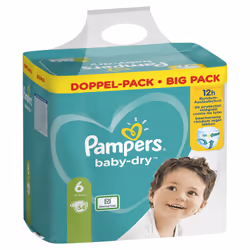Pampers Baby-Dry Size 6, 54 Nappies, Up To 12h Protection, 13-18kg