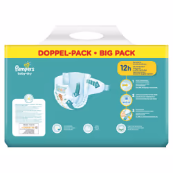 Pampers Baby-Dry Size 2, 96Nappies, Up To 12h Protection, 4-8kg