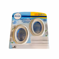 Febreze Bathroom Air Freshener Cotton Fresh Twin Pack