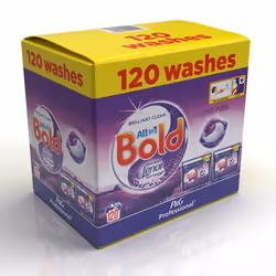 Bold All in One Pods Washing Capsule Laundry Detergent 120 Washes