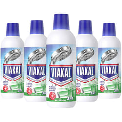 5 Pack Viakal 3in1 Anti-Bacterial Limescale Remover Liquid, 500ml