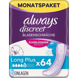 Always Discreet Long Plus Incontinence pad Woman
