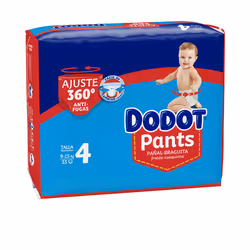 Dodot Pants diaper-panties size 4 9-15 kg 33 u