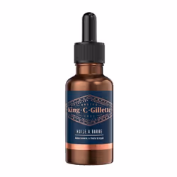 Gillette KING C, Beard oil, 30 ml, Moisturizing, Shine, Softening, Anti-redness, Bottle, 1 pc(s)