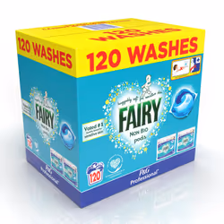 Fairy Non Bio Pods Extraordinary Cleaning Washing Capsule 120 Washes