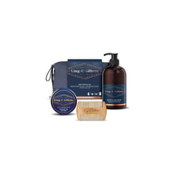 Gillette King C. Beard Grooming Kit for Men, Beard & Face Wash + Beard Balm + Comb, Gift Set Ideas for Him/Dad