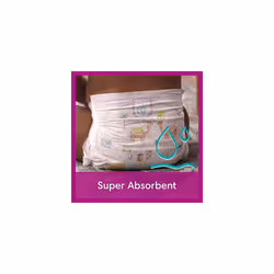 Pampers Baby Nappies Size 3 (12-17 kg / 26-37 lbs), Active Fit, 72 Count, JUMBO+ PACK, 360 Degree Comfort Fit