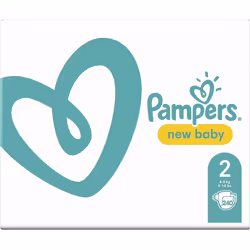 Pampers Baby Nappies Size 2 (4-8 kg/9-18 Lb), New Baby, 240 Count, MONTHLY SAVINGS PACK, Baby Essentials for Newborn
