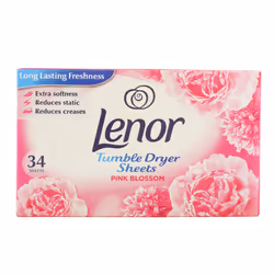 Lenor Tumble Dryer Sheets Sparkling 34's