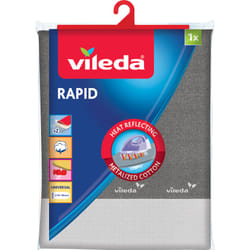 Vileda Rapid Ironing board top cover Cotton Grey