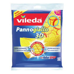 Vileda 151697 cleaning cloth Microfibre, Non woven fabric (TNT) Orange, Yellow 3 pc(s)