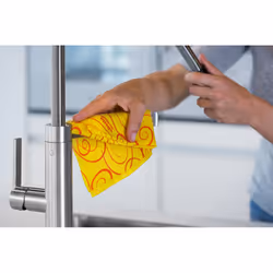 Vileda 151697 cleaning cloth Microfibre, Non woven fabric (TNT) Orange, Yellow 3 pc(s) - Additional view 4