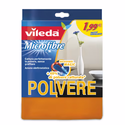 Vileda 125363, Microfibre, Polyester, Orange, Machine wash, 60 °C, Germany, CE, WEEE