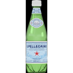 SAN PELLEGRINO Sparkling Natural Mineral Water - PET 500ml (Pack of 12)