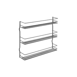 spice rack Pepito 36 x 32 cm metal black