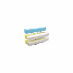 Kitchen Roll Holder Organizer, Paper, Metallized Grey, 12x14x15 cm