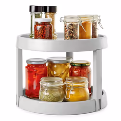 Metaltex Rotating Kitchen Storage Giro2 28 cm Kitchen Spice Organiser Holder
