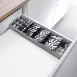 Metaltex Adjustable Cutlery Holder Unifit Kitchen Drawer Cutlery Organiser