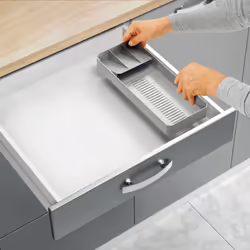 Metaltex Adjustable Cutlery Holder Unifit Kitchen Drawer Cutlery Organiser - Additional view 5