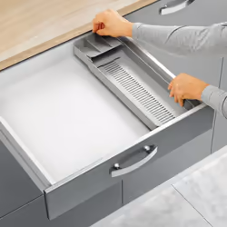Metaltex Adjustable Cutlery Holder Unifit Kitchen Drawer Cutlery Organiser - Additional view 6