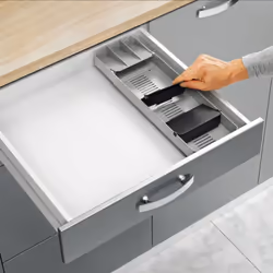 Metaltex Adjustable Cutlery Holder Unifit Kitchen Drawer Cutlery Organiser - Additional view 7
