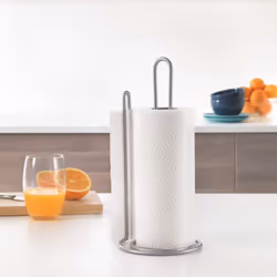 My Roll Vertical Paper Towel Holder - Multipurpose Kitchen Roll Stand and Space-saving Organiser - Polytherm Metallic, 15 x 15 x 32 Centimeters - Additional view 4