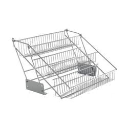 Metaltex 3-tier Spice Rack Up&Down on Rails Kitchen Spice Organiser Holder