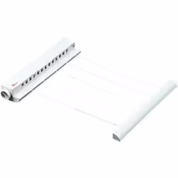 Metaltex 8002524063259, Wall-mounted rack, ABS synthetics, Nylon, White, 360 mm, 60 mm, 70 mm