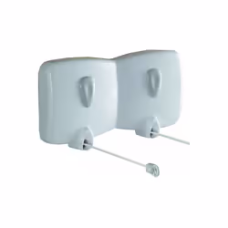 clothesline Malaga 23 x 3 x 13 cm 10 meter nylon white