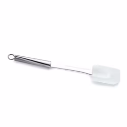 Lagostina 012335000039, Cooking spatula, Stainless steel, Silicone, Stainless steel, Stainless steel, Hanging hook, 295 mm