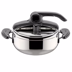 Lagostina Mia Lagoeasy'up, 3.5 L, Ceramic, Gas, Halogen, Induction, Sealed plate, Stainless steel, 22 cm, Aluminium, Stainles ...