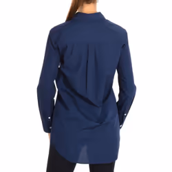 Camisa Manga Larga Cuello Solapa 5wr85q8l4 Para Mujer - blue, XS